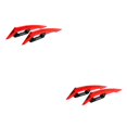 thumbnail image 4 of Wweixi Aerodynamic Spoiler Wing Motorcycle Motorcycle Accessories Durable Aerodynamic red 2Set, 4 of 6