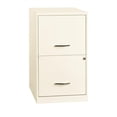 thumbnail image 4 of Space Solutions 18in 2 Drawer Metal File Cabinet Pearl White, 4 of 13