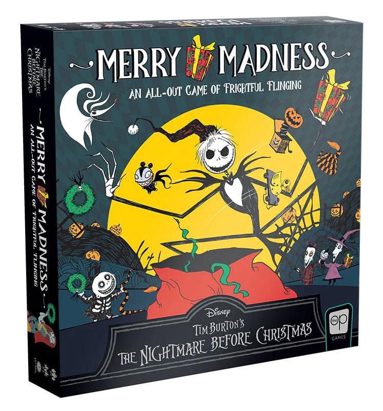 USAopoly Disney Tim Burton's The Nightmare Before Christmas "Merry Madness" Jeu De Plateau