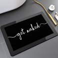 thumbnail image 1 of Get Naked Bath Mat Rug,Non-Slip Super Absorbent Bath Mat,Shower Bath Mat for Bathroom,Quick Dry Bath Mat for Bathroom Floor,Tub and Shower,Thin Bathroom Rugs Fit Under Door,16"x24", 1 of 5