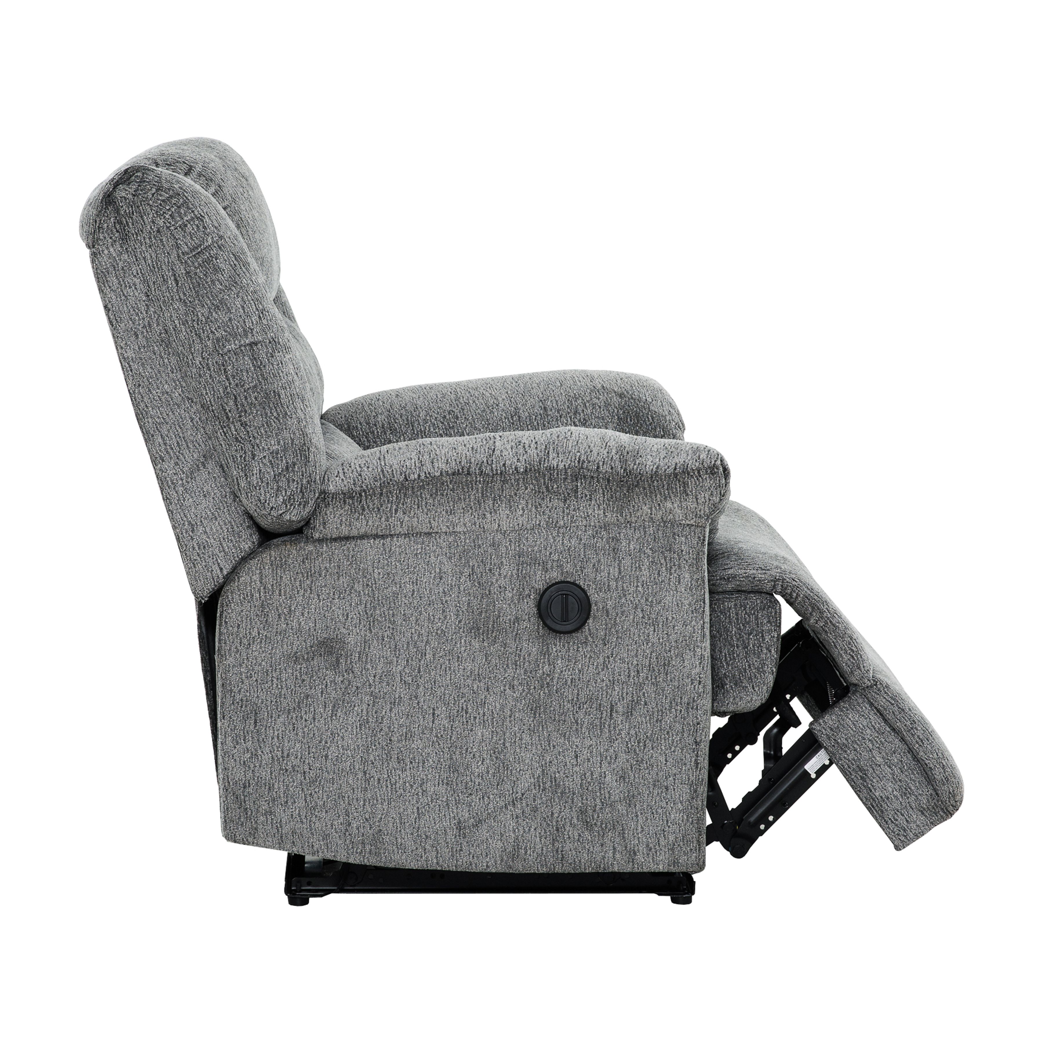 Connor 35 in. Upholstered Power Recliner Chair with Padded Armrests