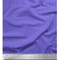 thumbnail image 1 of Soimoi Purple Cotton Cambric Fabric Flower Geometric Print Sewing Fabric Yard 42 Inch Wide, 1 of 3