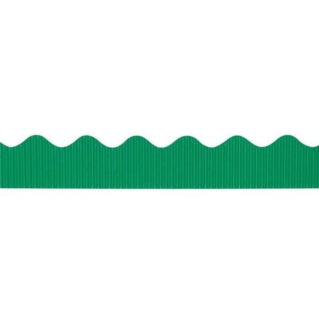 Pacon PAC37146-6 Bordure Décorative 2.25 Po x 50 Pi, Vert Émeraude - 6 Rouleaux