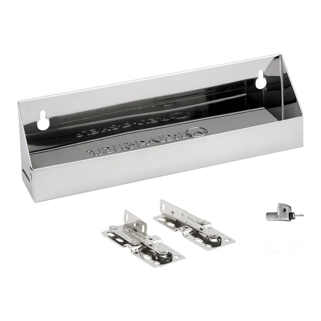 Rev-A-Shelf 10" Soft Close Tip Out for Sink Base Cabinet, 6581-10SS-SC-1
