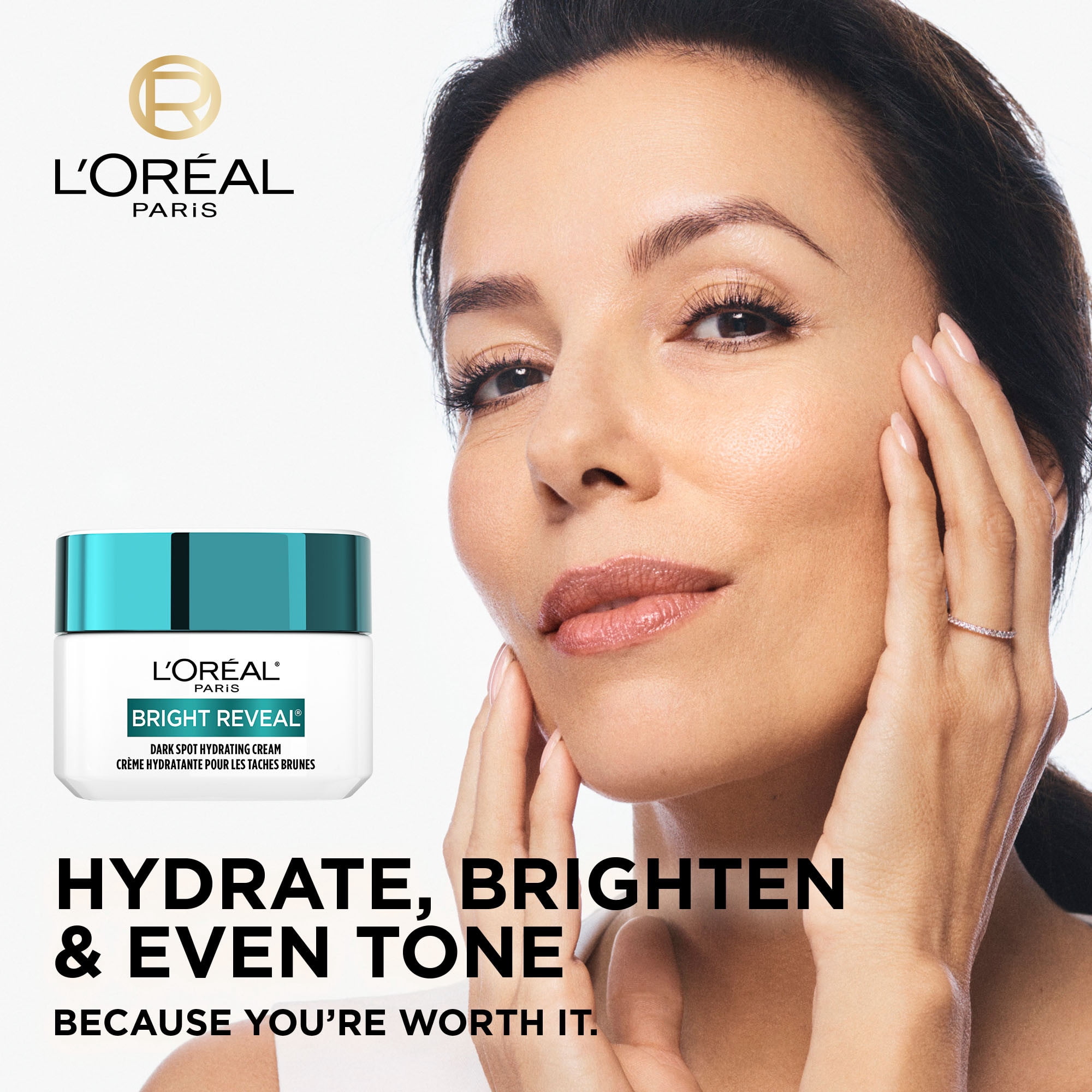 L'Oréal Paris Bright Reveal Crème hydratante pour les taches brunes avec Niacinamide, 50ml