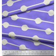 thumbnail image 2 of Soimoi polyester Crepe Fabric Dot & Snow Flakes Floral Printed Fabric 1 Yard 42 Inch Wide, 2 of 5