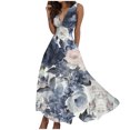 thumbnail image 1 of TJAZFJPA Robes de Designer pour Femmes Mode pour Femmes Printemps et Été Imprimée Sans Manches Col en V Fermeture Éclair Latérale Style Robe (5) Robe en Dentelle Noire Robe Courte, 1 of 7