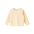 thumbnail image 1 of Kids Top, Casual Sports Solid Color Long Sleeve Round Neck Shirt, 1 of 5