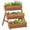Brown, variant on Outsunny 3 Tier Raised Garden Bed Wooden Elevated Planter Box for Flowers
