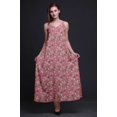 thumbnail image 2 of Bimba Robe Longue Maxi à Imprimé pour Femmes en Rayonne à Bretelles Spaghetti Ajustables Boho-Xxx-Grand, 2 of 5