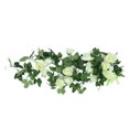 thumbnail image 4 of stanreset 1/2/3/5 Artificial Flower Plant Fake Vine Roses Simulation Rose Self-Assembly Party Balcony Garden Restaurant Living Room Garland White 5PCS, 4 of 6