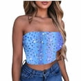 thumbnail image 2 of Tube Tops, Womens Printed Strapless Yoga Exercise Chest Wrap Pullover, 2 of 4