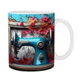 thumbnail image 2 of Everyday Low Price! Floral Sewing Machine Coffee Mug, Funny Sewing Mug, Any Day Spent Sewing is a Good Day, Perfect for Sewing Enthusiasts and Craft Lovers, 2 of 5