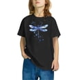 thumbnail image 2 of Économies d'Été! SROBPTY T-Shirts à Manches Courtes pour Tout-Petits, T-Shirt Imprimé pour Garçons Tout-Petits Mode Col Rond Imprimé Manches Courtes Noir, 4 Ans, 2 of 4