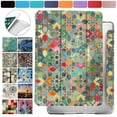 thumbnail image 1 of iPad 7.9 Inch Mini 3 Mini 2 Mini 1 Gen [Mini 3rd 2nd 1st ] A1599 A1489 A1432 MH3F2LL/A MH3G2LL/A MH3E2LL/A Shock Proof Magnetic Dual Angle Stand with Honeycomb Pattern Printed Cover - Damask, 1 of 8