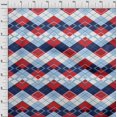 thumbnail image 4 of oneOone Polyester Spandex Red Fabric Check Craft Projects Decor Fabric Printed By The Yard 56 Inch Wide, 4 of 5