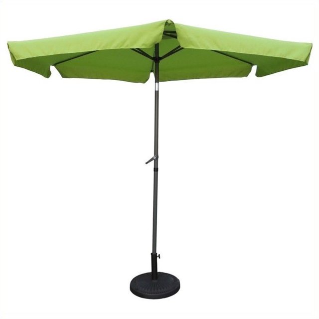 International Caravan Parasol de Patio St. Kitts en Vert Gazon