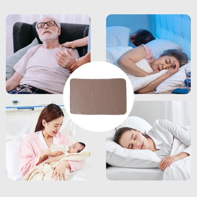 Feltree Waterproof Washable Bed Pad 59x39 Inches (150x100cm) Four Layer Protection for Incontinence, Elderly Care, Child Bedwetting & Menstrual, Reusable Hospital Bed Underpad