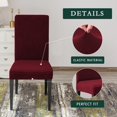 thumbnail image 4 of CHUN YI Housses de Chaise Extensibles pour Salle à Manger, 4 of 6