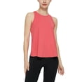 thumbnail image 1 of Timegard Workout Tank Tops for Women Round Neck Athletic Running Shirts Casual Solid Color Sleeveless Top, 1 of 7