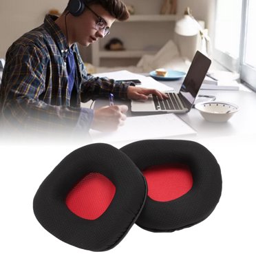 Coussins d'Oreille pour Casque, Coussins d'Oreille Isolants Phoniques pour Void Pro pour Void Elite, Coussinets d'Oreille en Cuir Protéiné Respirant de Remplacement