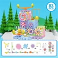 thumbnail image 1 of WSBDENLK Cyber Monday 83PC DIY Building Block Wheel Rotating Building Block Track Car Children Puzzle Early Assembly of Large Toys Toys for Child Fall Saving, 1 of 5