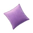 thumbnail image 4 of Seat Cushion Cover Solid Color Velvet Zip Attachment Automotive Square Replacement Soft Decorative Reusable Zipper Sofa Pillow Case Accessories Purple 40x40cm, 4 of 9