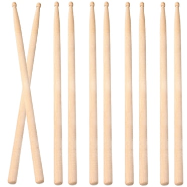 6 Pairs of Drumstick Maple Wooden Drum Sticks Percussion Instrument 5A Drumsticks
