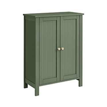 VASAGLE Bathroom Floor Storage Cabinet, Bathroom Storage Unit with 2 Adjustable Shelves, Bathroom Cabinet Freestanding, 11.8 x 23.6 x 31.5''