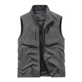thumbnail image 1 of Jackets for Men Mens Work Clothes Jacket Solid Color Stand Collar Multiple Pockets Outdoor Sports Photography Leisure Coat, 1 of 1