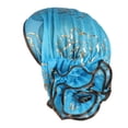 thumbnail image 2 of Elegant Floral Lace Headscarf Hats Exclusive For Women Elastic Breathable Polyester Gauze With Ruffled Edges, 2 of 6