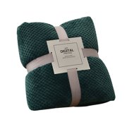 Affordablo Warehouse Cooling Throw Blanket for Hot Sleepers The New Coral Fleece Blanket Flannel Solid Color office Lunch Break Blanket Weighted Blankets for Adults Cooling