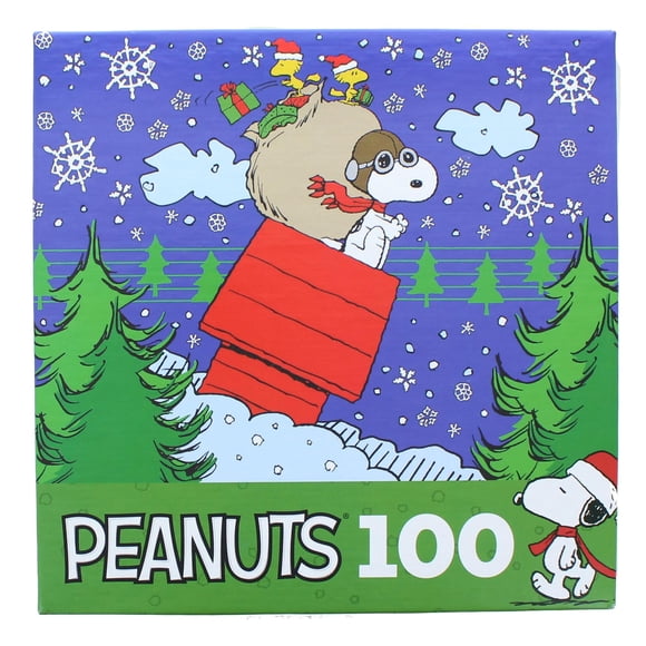 Peanuts Casse-Tête pour Enfants de 100 Pcs / Snoopys Livraison de Noël