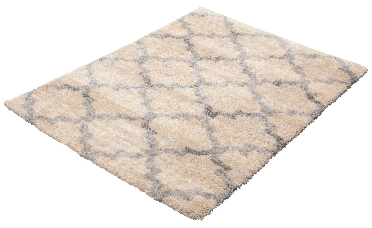 ECARPET Trellis Frise Moelleuse pour Chambre à Coucher