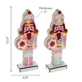 thumbnail image 3 of Led Wooden Nutcracker Stand (Asstd) - Set of 2, 3 of 3