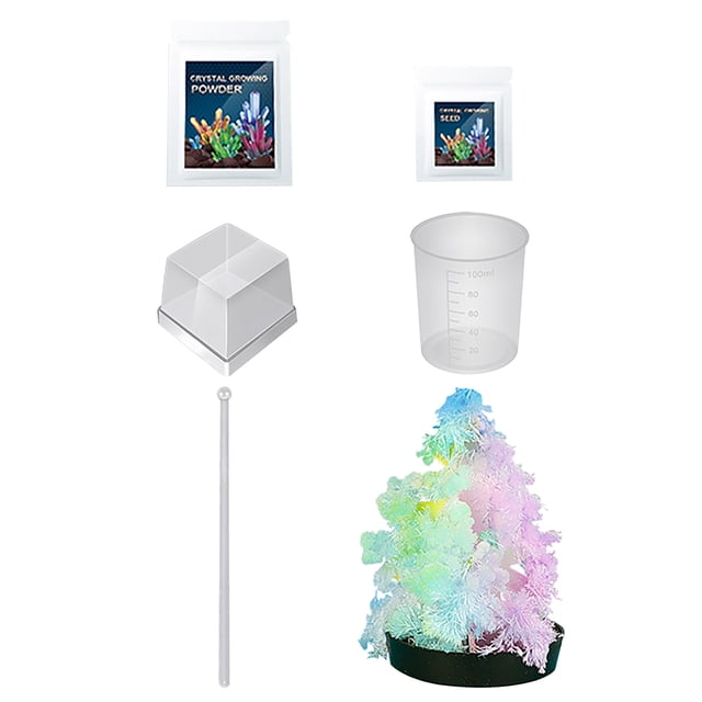 XFGOU Growing crystals Toys and Hobbies Growing Science Experimental Kit With A Magical Christmas Tree Easy DIY Toy Experiment Specimens Educational Teens Boys & Girls 10ml Education