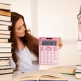 thumbnail image 1 of TACILIP Home Decor, Solar Battery Dualu Purpo Calculator 12-digit Portable Calculator With Large Buttons For Study Busine And Office U, Birthday Gifts, 1 of 9