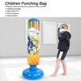 thumbnail image 4 of Punching Standing Sandbag, Tightly Connected Children Punching Bag Easy Filled Interactative Leakproof  For Indoor Use Blue,Yellow, 4 of 8