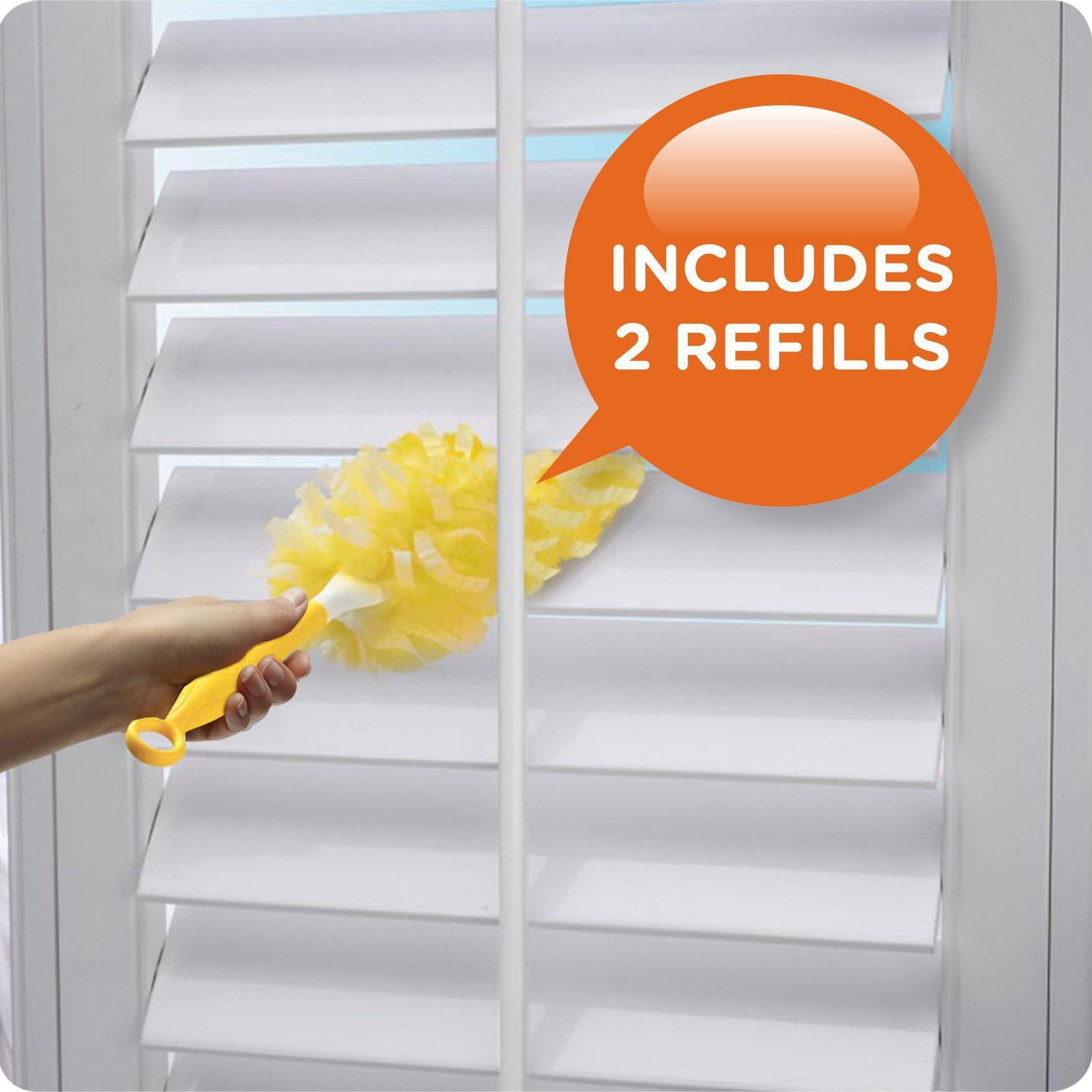 Swiffer Duster Heavy Duty 3 ft Extendable Handle Starter Kit with 2 Refills