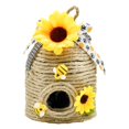 thumbnail image 3 of Bee Hive Decor Beehive Decoration 1 Pack Country Decorative Beehive Natural Beehive Theme Decoration Spring Summer Country Farmhouse Kitchen Table Tiered Tray Decorat, 3 of 5