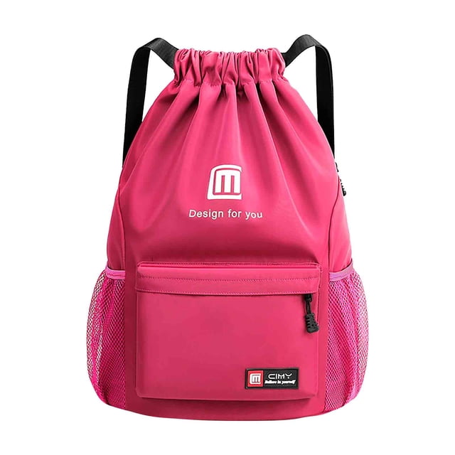 tumgatte Large Capacity Sports Drawstring Shoulder Bag Travel Backpacks Up to 45% off