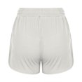 thumbnail image 5 of AherBiu Womens Shorts Summer Ribbed Knitted Wide Leg Sweat Shorts High Waisted Loose Fitting Short with Pockets, 5 of 5