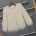 thumbnail image 4 of LSLJS Fashion Women's Faux Short V-neck Solid Long Sleeved Coat Versatile Premium Top, 4 of 4