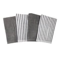 thumbnail image 1 of Hometrends Bar Mop Kitchen Towel 4 pack, 100% Cotton, Grey, 1 of 5
