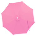 thumbnail image 2 of Almencla Auvent de Parasol de Patio à Haute Densité, Parasol de Table d'Extérieur pour Piscine, Terrasse, Cour, Rose 270 cm, 2 of 8