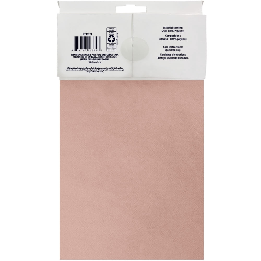 Housse de coussin décoratif Mainstays, unie, 18 x 18 po, Core rose