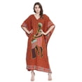 thumbnail image 2 of Caftans Longs pour Femmes, Robe Caftan Grande Taille, Robe de Soirée, Fête, Été, Plage, Robe d'Été, Manches Kimono, Robes Décontractées, 2 of 6
