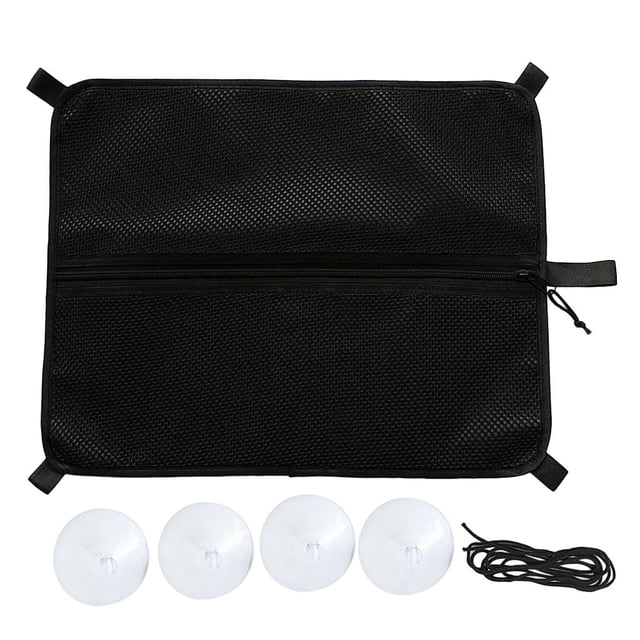Sac de Rangement en Maille de Qualité Supérieure pour Support de Planche à Pagaie Kayak Canot Noir