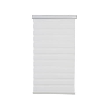 Store zébré filtrant la lumière à enroulement automatique sans cordon de hometrends