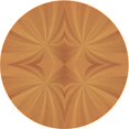 thumbnail image 1 of Ahgly Company Tapis d'Intérieur Lavable à la Machine, Carré, Transitionnel, Orange Rouge Orange, Tapis de Zone, 3 Pieds Carré, 1 of 7
